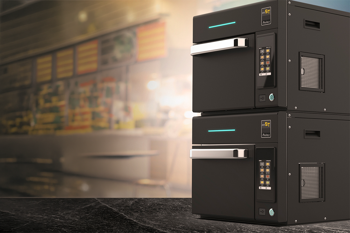 Stackable Pratica Fit ST oven built for speed 